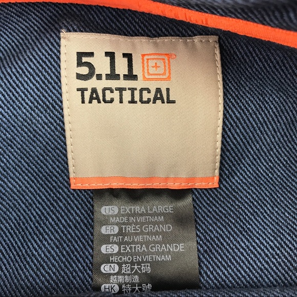 5.11 Tactical Mens Ascension Long Sleeve Shirt - Picture 7 of 8